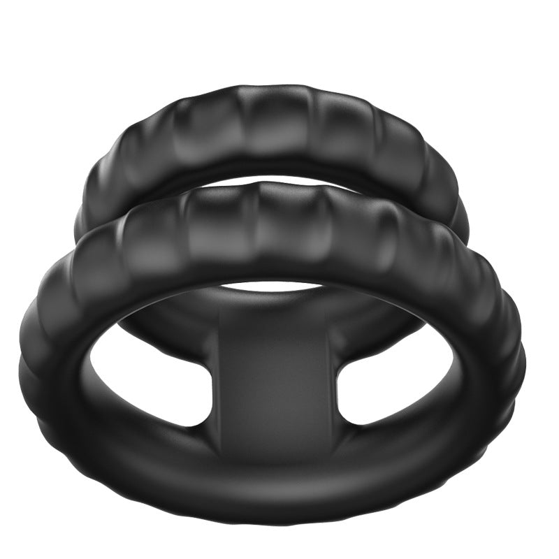 Silicone Double Cock Ring - image 0