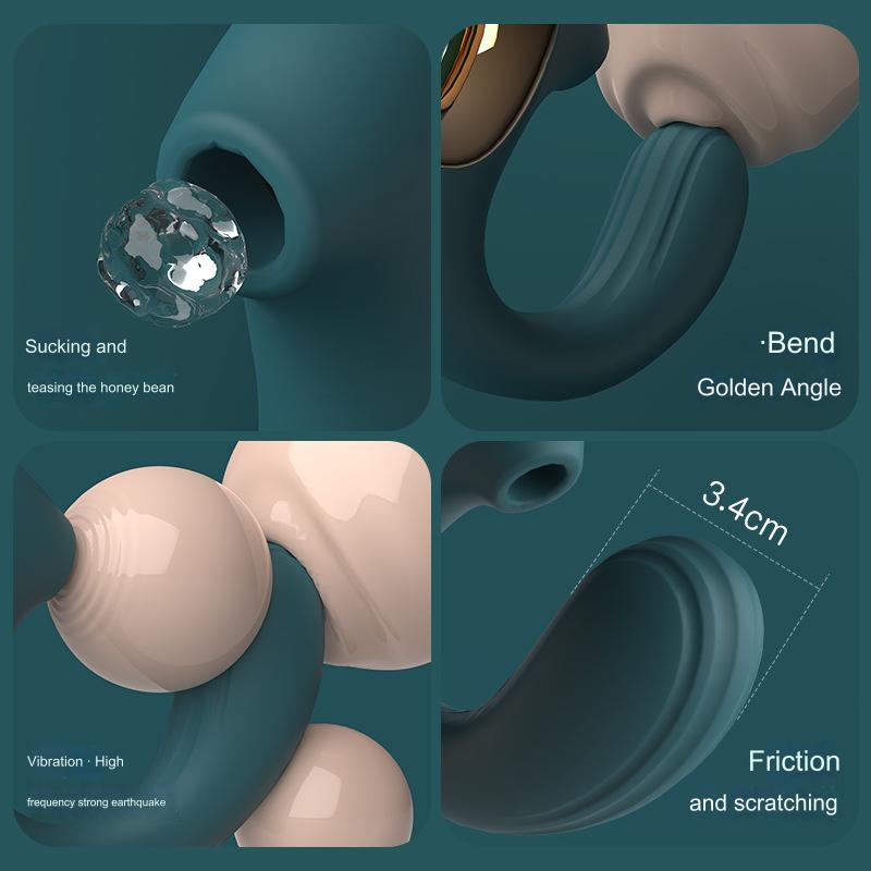 Dolphin Vibrator G-spot, Clitoris, And Labia Sucker - image 1