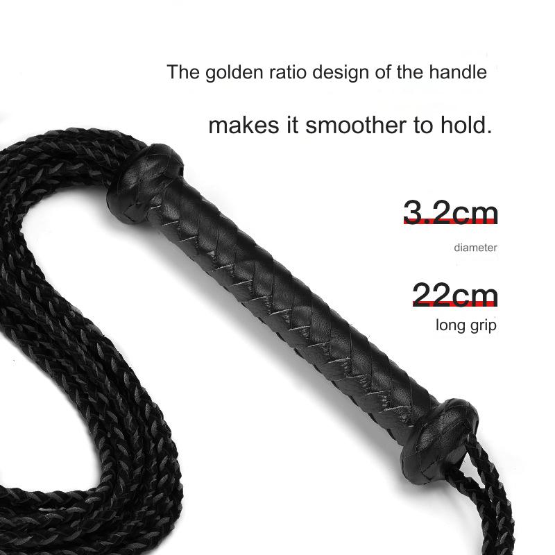 SM Real Leather Whip Nine-Tailed Flogger - image 1