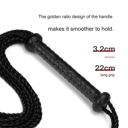 SM Real Leather Whip Nine-Tailed Flogger - image 1