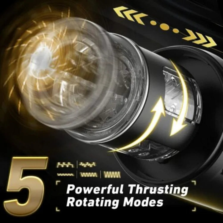 1 In 1 Vibrating Oral Sex Masturbator Cup - image 1