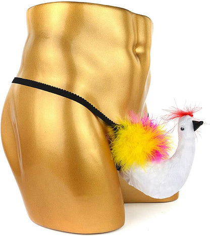 Men's Funny Big Bird Penis Pouch Thong - image 2