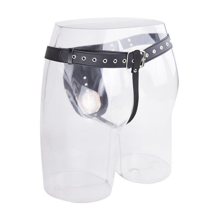 Male Leather Chastity Belt - image 2