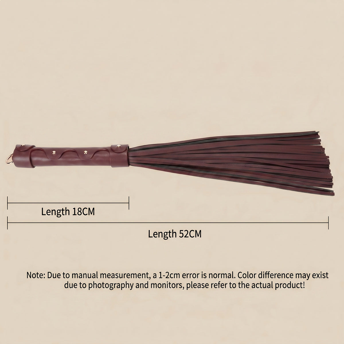Chain Tassel Leather Whip - image 4