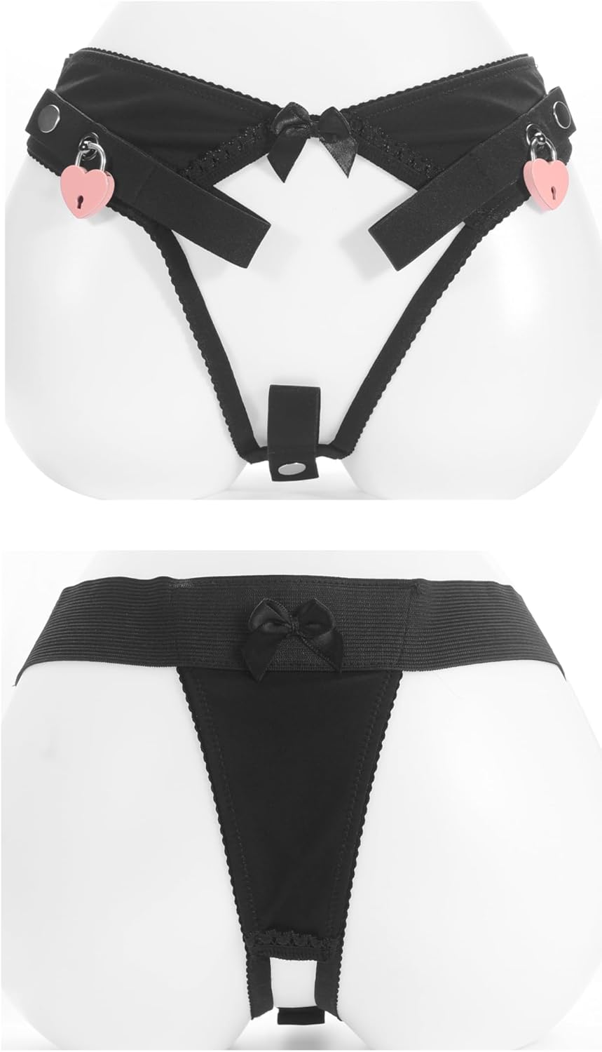 Sexy Men's Chastity Belt Fixed Pants - image 0