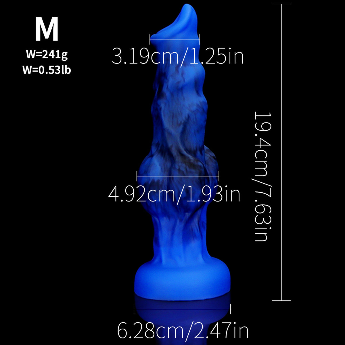 Large Silicone Wolf Dildo - M - image 2