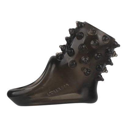 Delayed Ejaculation Cock Enlargement Ring Penis Sleeve - Black - D - image 9
