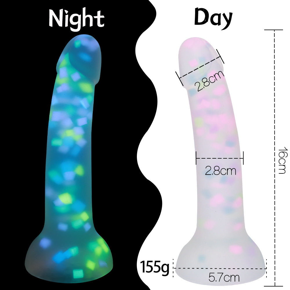 Luminous Silicone Dildo - C - image 3