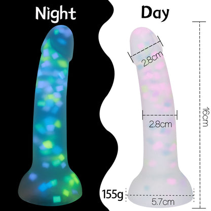 Luminous Silicone Dildo - C - image 3