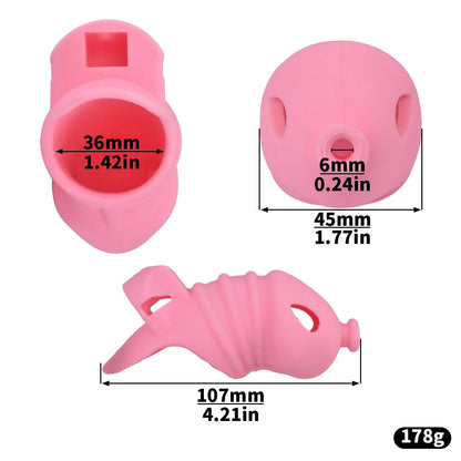 Soft Silicone Chastity Cage - image 25