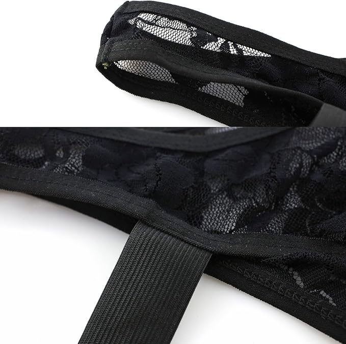 Men's Lace Trim Sleepwear - image 4