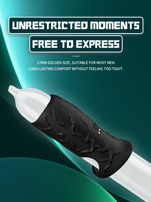 Vibrating Penis Sleeve Cock Ring - image 1