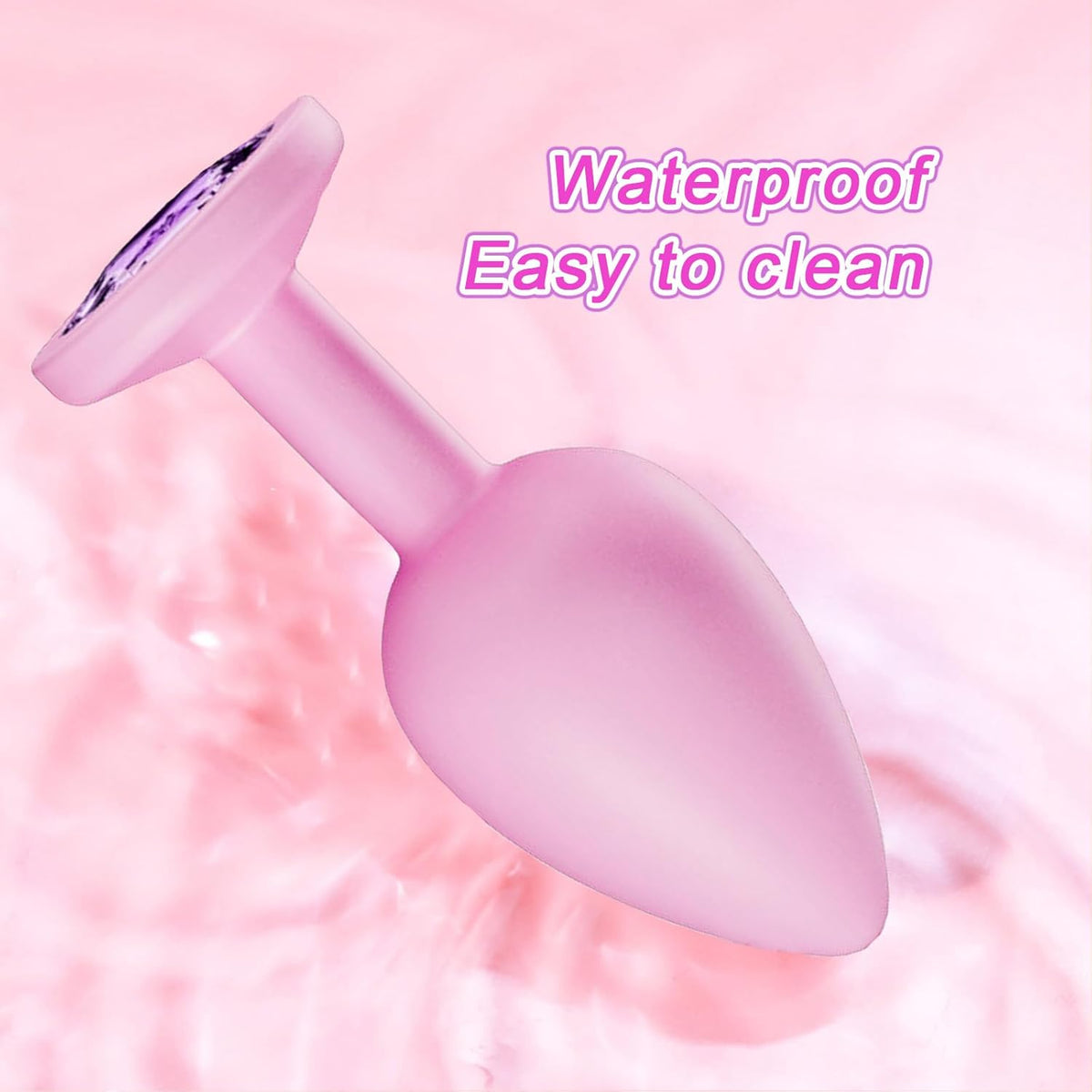 Crystal Diamond Anal Butt Plugs 3 Set - image 8
