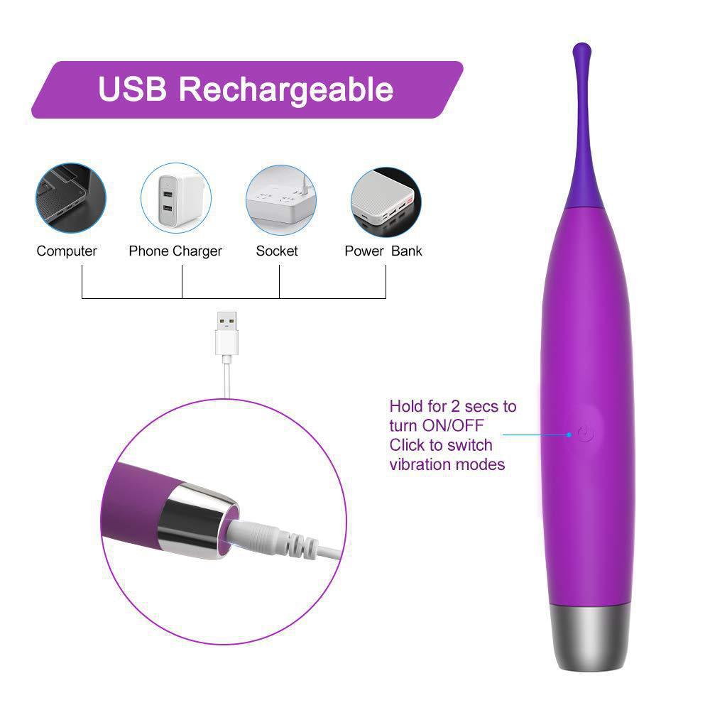 3 Heads 10 Modes Clitoral Vibrator - image 3