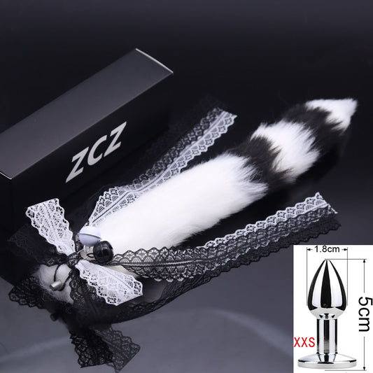 15.7'' Playful Tail Butt Plug With Ribbon Accent - A - image 0