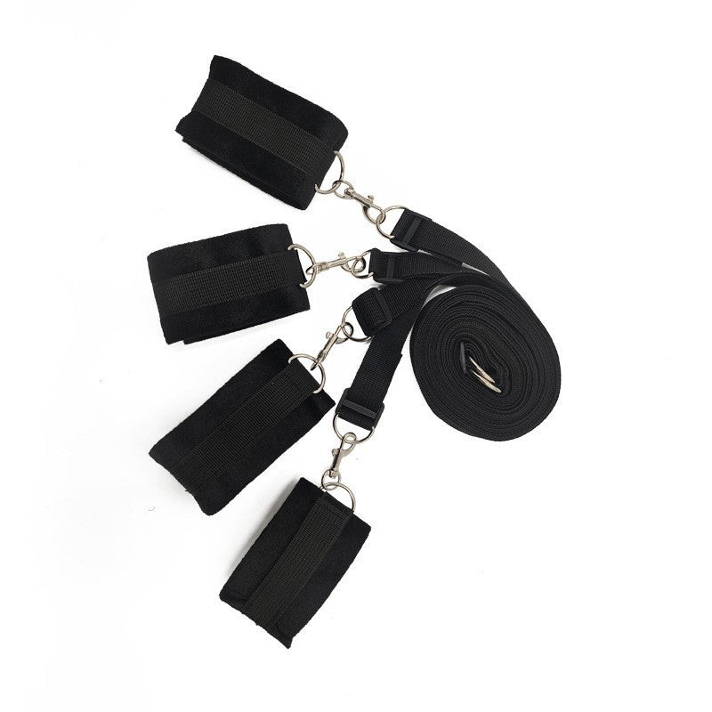 Wrist And Ankle Straps Adult Play Bed Bondage Restraints Set - image 1