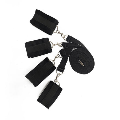 Wrist And Ankle Straps Adult Play Bed Bondage Restraints Set - image 1