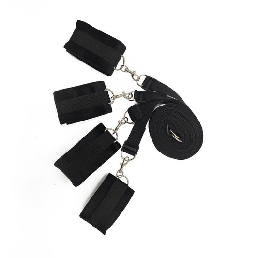 Wrist And Ankle Straps Adult Play Bed Bondage Restraints Set - image 1