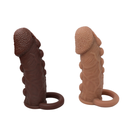 Beaded Silicone Penis Sleeve  - image 9