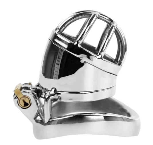 Heavey Metal Male Cock Chastity Cage - image 0