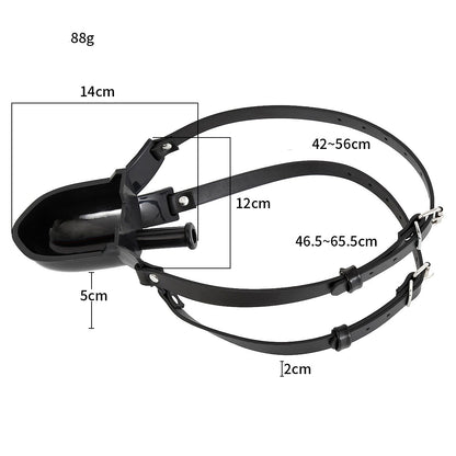 Holy Water PU Leather Mouth Plug SM Toys - image 1