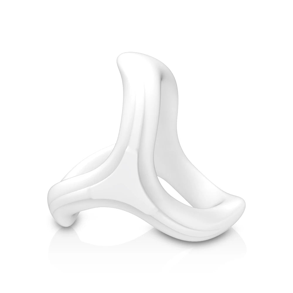 Men Cock Ring Ejaculation Delay - White - image 6