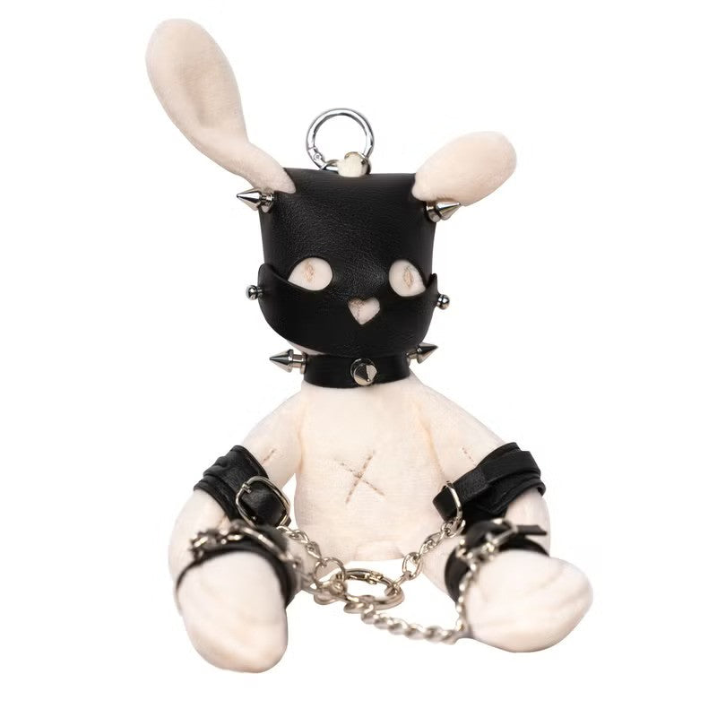 BDSM Bunny Plush Keychain - Bunny Plush Keychain - image 0
