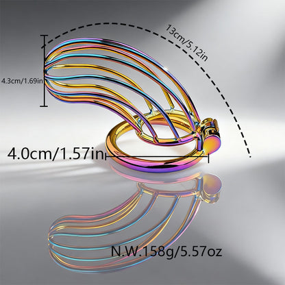 Rainbow Banana Cock Ring - 1.57'' - image 2