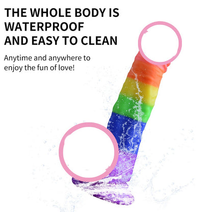 Rainnow Gel Dildo - image 6