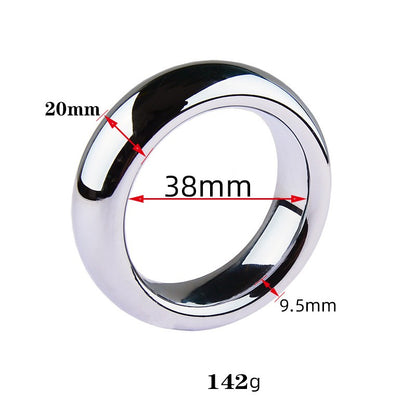 Heavy Weight Oval Penis Ring - 38mm - image 5