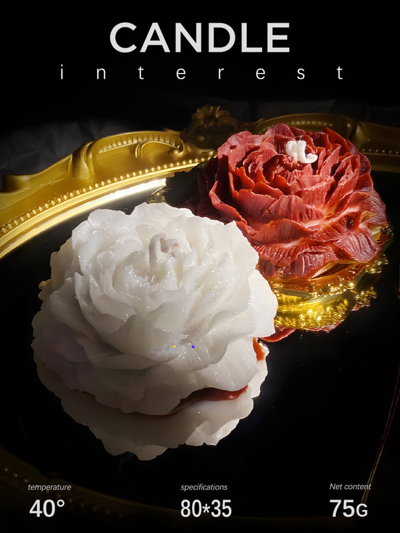 Peony Rose Flow-Core Wax Drip - image 5