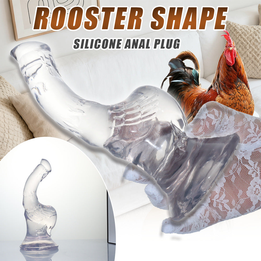 8.66 Inch Rooster Shape Dildo Suction Cup - image 5