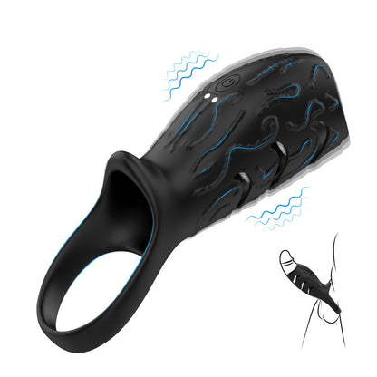 App Control Vibrating Penis Sleeve Cock Ring - image 0