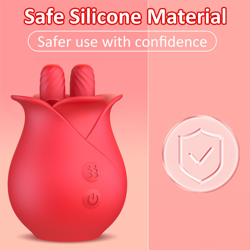 Double Tongue Lick Vibrator With 10 Frequency  - image 2