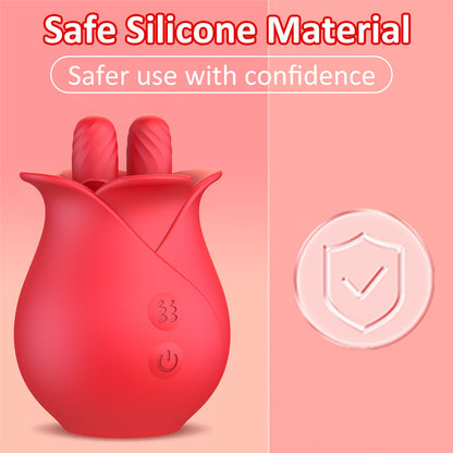 Double Tongue Lick Vibrator With 10 Frequency  - image 2