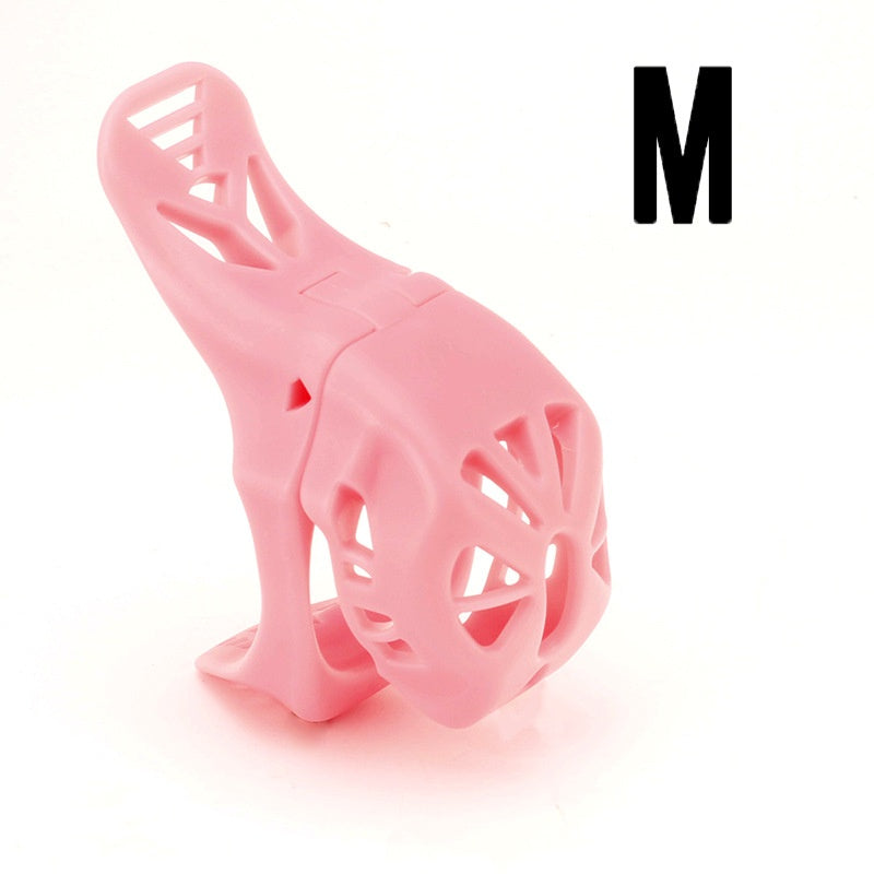 Swallow Tail Chastity Cage - B - Pink - M - image 16