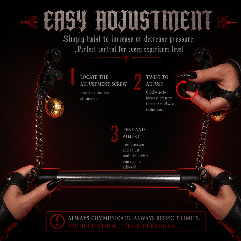BDSM Toilet Paper Holder Nipple Clamps - image 9