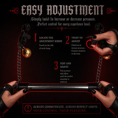 BDSM Toilet Paper Holder Nipple Clamps - image 9