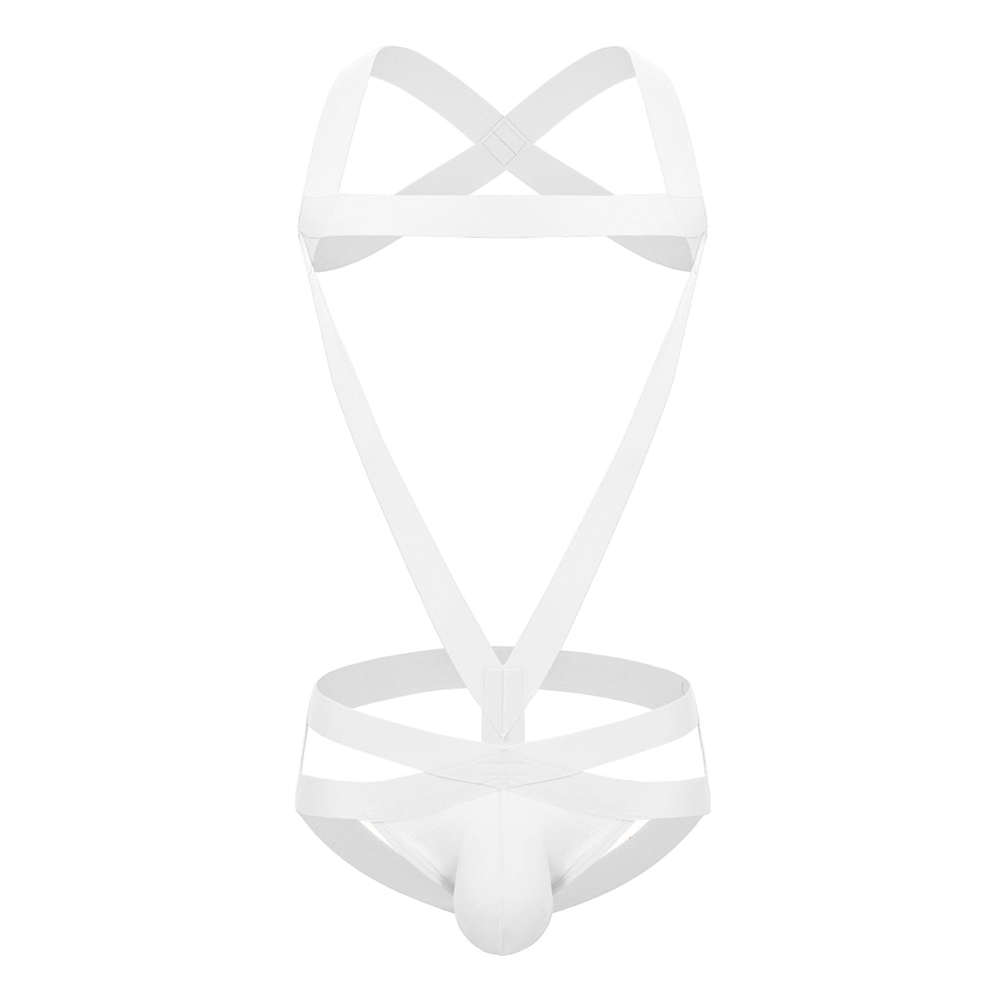 Men's Sexy Low Rise Panties - White - 3XL - image 21