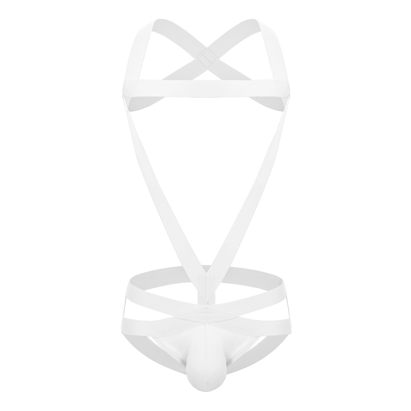 Men's Sexy Low Rise Panties - White - 3XL - image 21