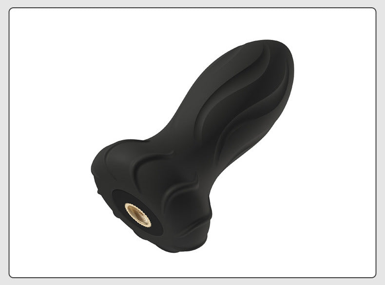 Sexy Bunny Tail Vibrating Silicone Anal Plug - image 2