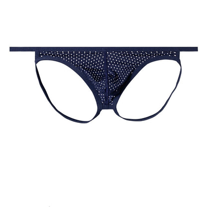 Brave Super Skinny Jockstrap - Dark Blue - XXL - image 3