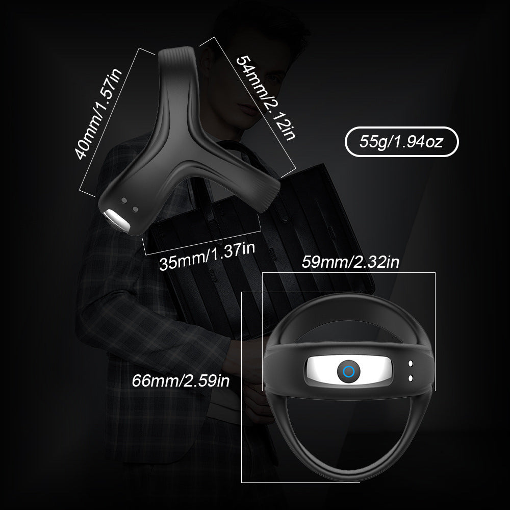 3-in-1 Ergonomic Cock Ring for Maximum Pleasure - image 6
