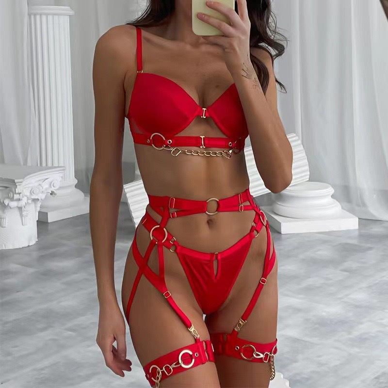 Chain Reaction Bondage Lingerie Set - image 3