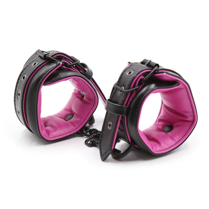 Leather Bondage Handcuffs Ankle Cuffs - image 0