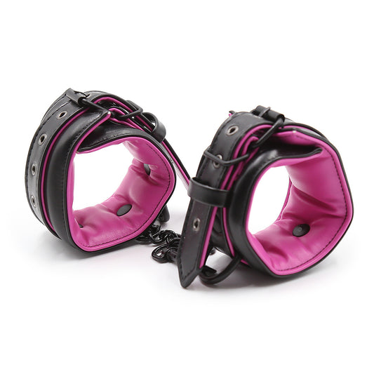 Leather Bondage Handcuffs Ankle Cuffs - image 0