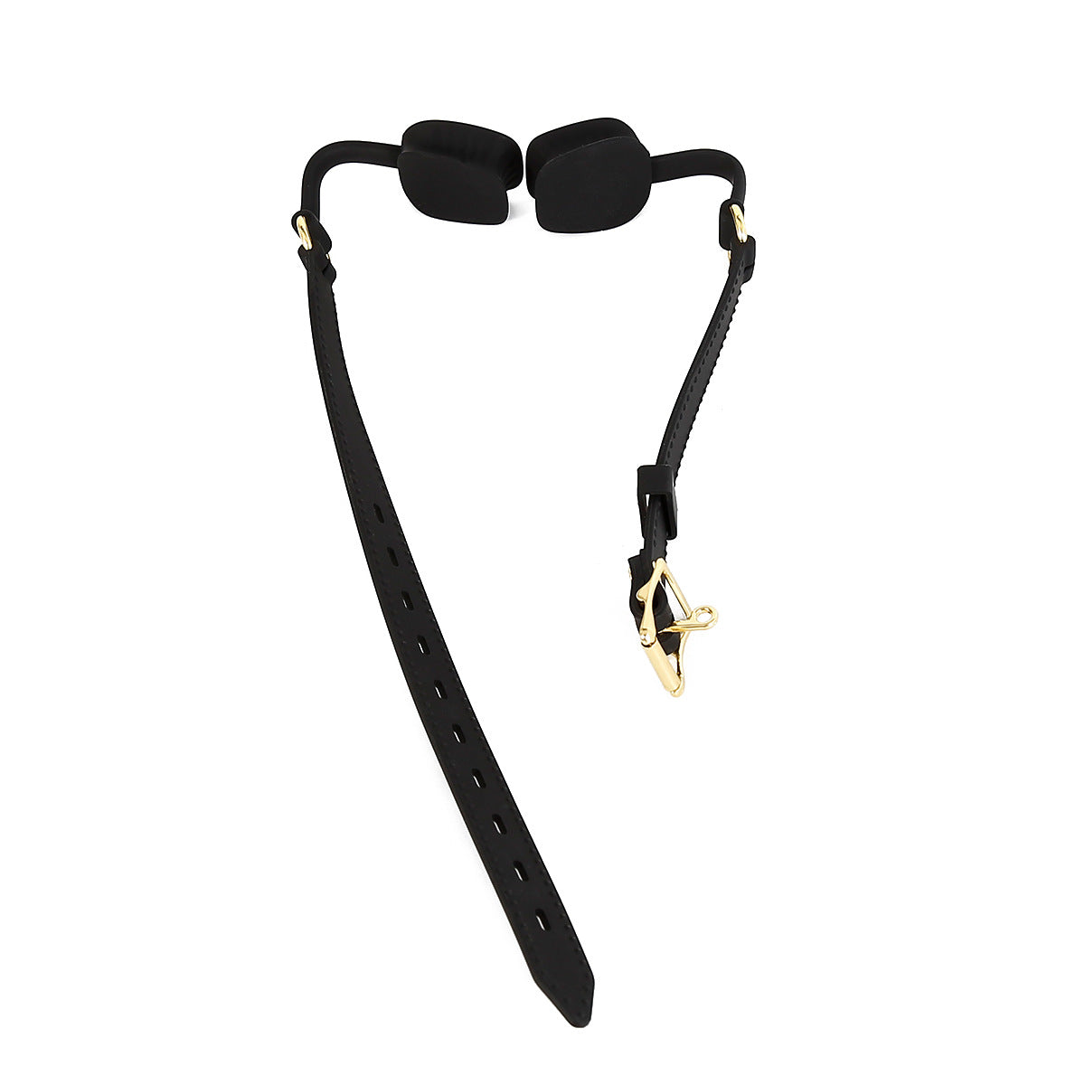 Soft Silicone Open-Mouth Gag with Adjustable Strap - image 6