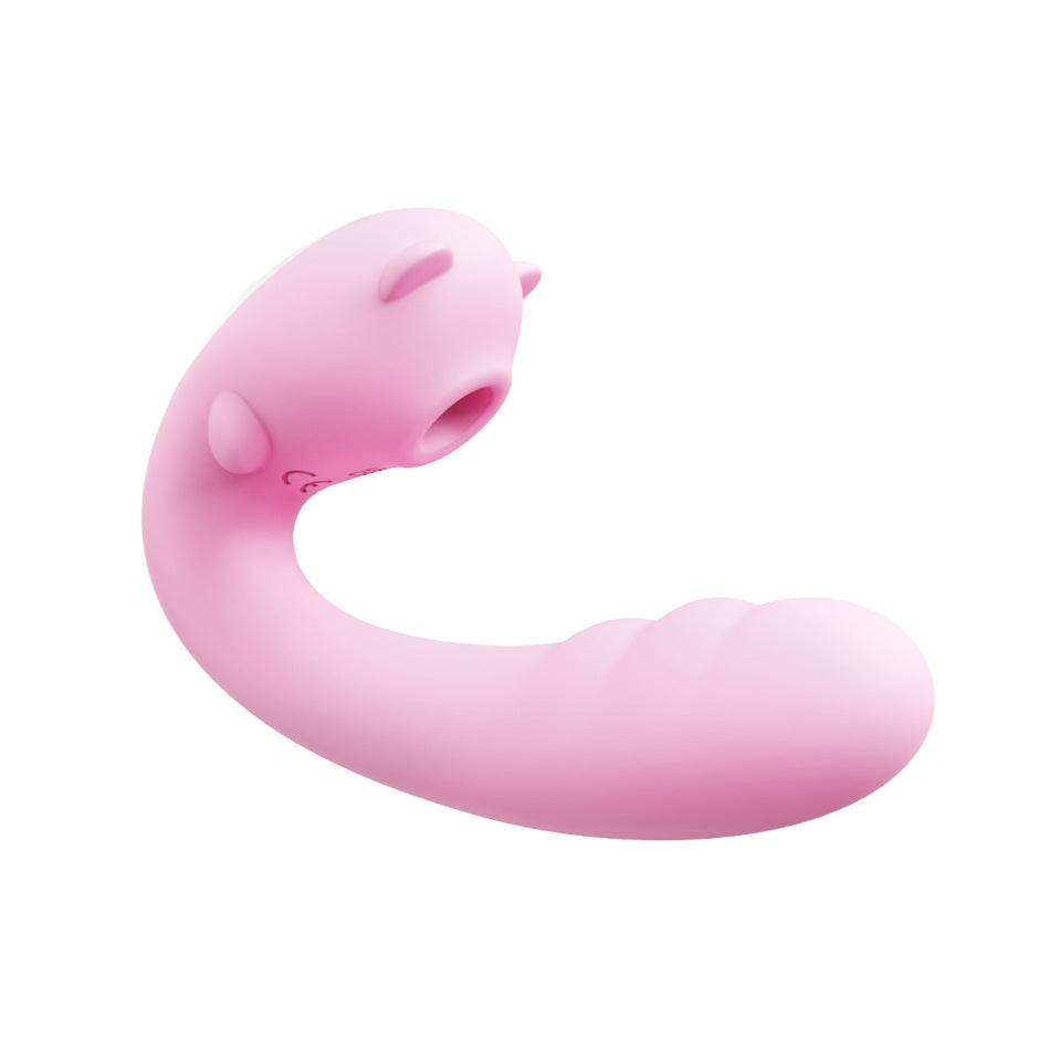 Cute Bear Powerful Vibrator - Pink - image 2