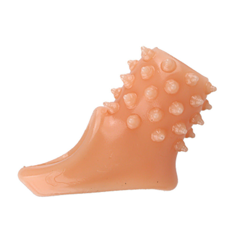 Delayed Ejaculation Cock Enlargement Ring Penis Sleeve - Beige - D - image 7