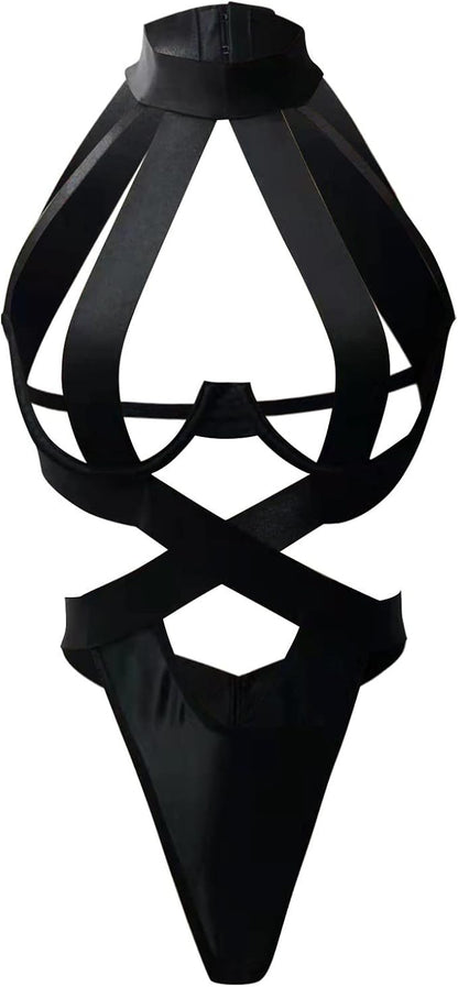 Women Exquisite Lingerie Set - Black - XXL - image 4